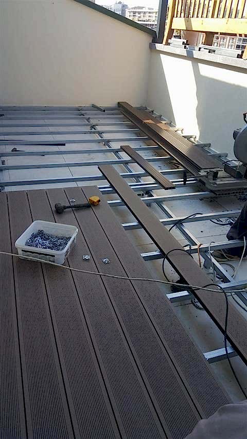 Balkon kompozit kaplama