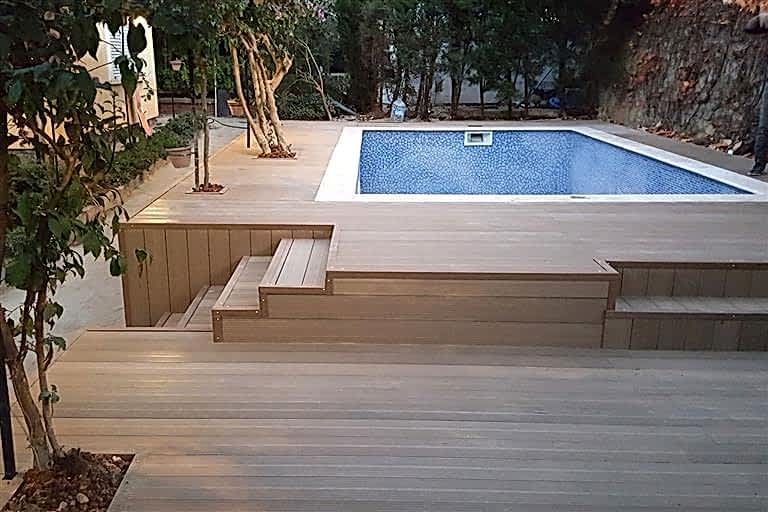 Adalar Villa Kompozit Deck Zemin Kaplama.