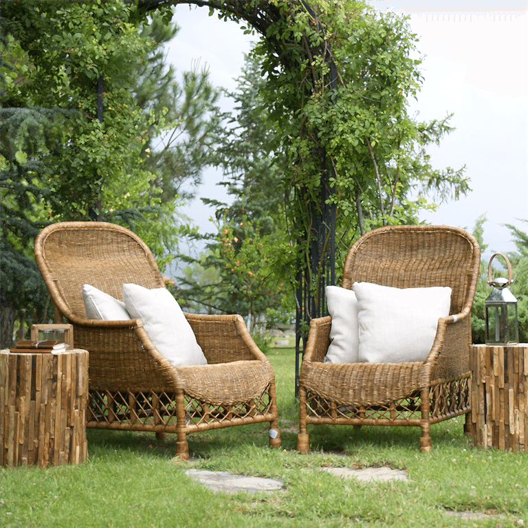 Bahçe Yürüyüş Yollarında Ahşap Zemin Kaplama.